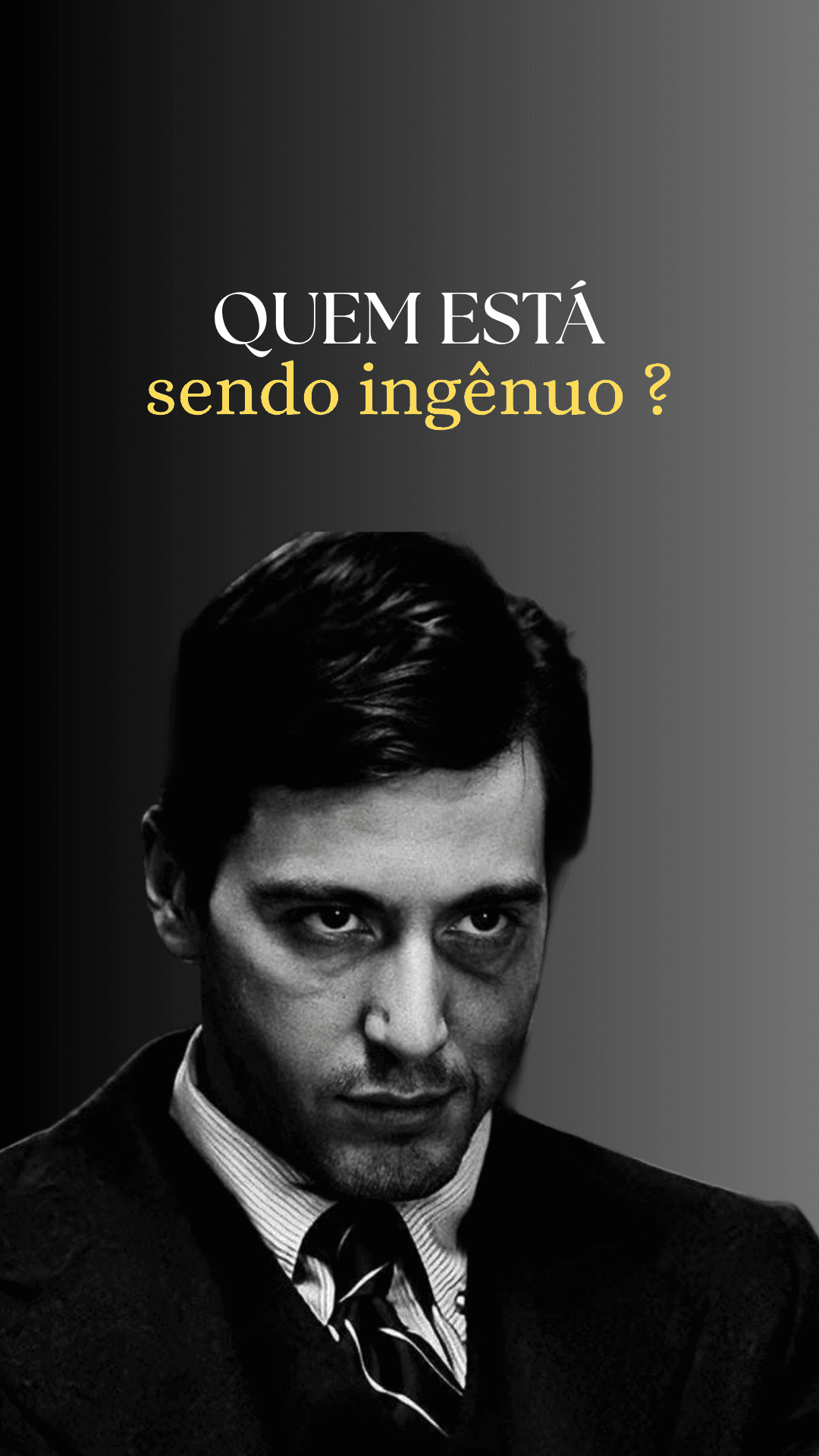 Quem está sendo ingênuo